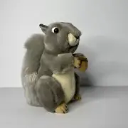 Miyoni by Aurora Gray Squirrel with Acorn Stuffed Animal Plush New with Tags 8”