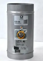 iO HVAC Controls 06" Round Zone Damper Belimo 3 Wire Actuator CD-06 2214