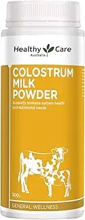 Healthy Care Colostrum Milk Powder - Supports Immune System, Aids Muscle and Bone Development - All Natural Ingredients - 300 gm