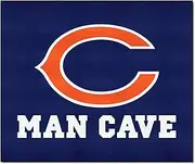 FANMATS 14283 NFL Chicago Bears Nylon Universal Man Cave Tailgater Rug