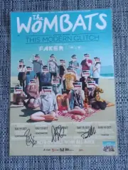 THE WOMBATS - 2011 Australia Tour SIGNED AUTOGRAPHED Poster - THIS MODERN GLITCH