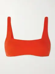 [BONDI BORN] BONDI BORN - Aria Embodee™ Bikini Top - Orange - medium medium Orange