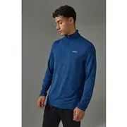 Mens Midnight Man Active Engineered Performance 1/4 Zip