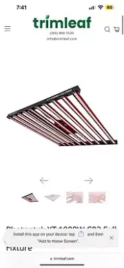 Photontek XT 1000W C02 Full Spectrum LED Grow Light Fixture