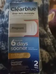 Clearblue 6 Days Sooner Early Digital Pregnancy Test 2CT Exp 11/2026