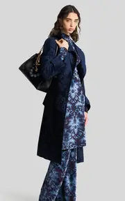 [Etro] Printed Crepe Flared-Leg Pants