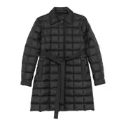 [Moncler] Moncler Quilted Belted Coat III NUMERIC BLACK