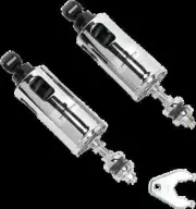 Prog 422 Rear Shock Damper Chrome Adjustable Harley Rocker 08-09
