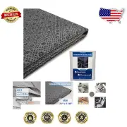 2mm Thick Non-Slip Tufting Fabric, Black 71 x 118 Inch for Home Decor Projects
