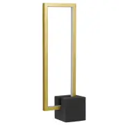 Modric Modern Table Desk Lamp Light Concrete Aluminium Black Gold Anodised