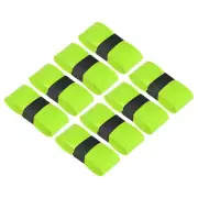 8Pcs Anti Slip Absorbent Tennis Badminton Racket Grip Tape Fluorescent Green