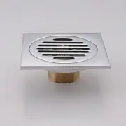 Square Floor Drain Thickened Stainless Steel Bathroom Tile Insert Floor Drainer