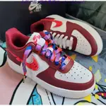 全新 NIKE AIR FORCE 1 "LOVE FOR ALL" 紅白 情人節 愛心 休閒鞋 CV8482-600