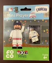 Lego Mini FOCO player Miguel Cabrera Detroit Tigers HOF Bound