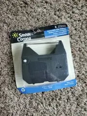 New Genuine Smith Corona KA22200 Black Typewriter Correctable Film Ribbon (2 pk)