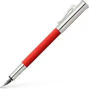 Graf von Faber-Castell Fountain Pen Guilloche India Red - Fine