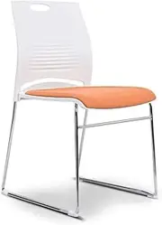 Stable Ergonomic Design Office Chair，Modern Minimalist Mesh Computer Chair，Conference Training Chair with Comfortable Sponge Cushion Mobile
