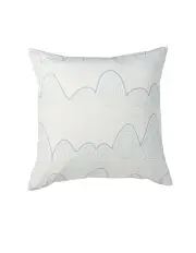 [Vibes] Wavelength Printed Cushion 50 x 50cm in White/Sage