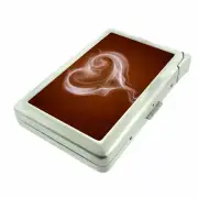 Smoke Heart Em1 Cigarette Case with Built in Lighter Metal Wallet