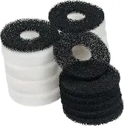 LTWHOME Compatiable Foam and Carbon Rings Fit for Biorb Filter Set/Service Kit (Pack of 16)