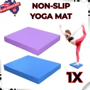 Yoga Exercise Mat Non-slip TPE Foam Balance Pad Fitness Stability Training AU