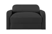 Brosa Scout Sofa Bed (Night Black, Single)