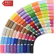 Sewing Threads Kits, All Purpose 100 Color Spools Polyester Thread Quilting Thre