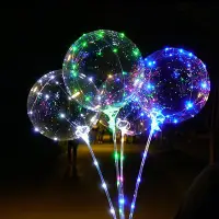 在飛比找Yahoo!奇摩拍賣優惠-告白氣球波波球透明燈球發光氣球發光汽球夜光氣球夜光棒發光棒派