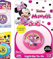 JA-RU Light Up YoYo Disney Mickey Mouse, Minnie Mouse & Disney Princess Styles Toys (1 Unit Assorted Style) Fidget Toys for Kids Yoyo Beginner String Trick Yo-Yo Party Game Fidget Toys in Bulk 7812-1