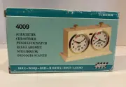 Vintage APF V ROLLAND Wood Chess CLOCK Analog Timer Model 4009 GERMANY