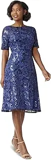 [Adrianna Papell] Women's Floral Embroidery Dress