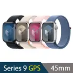 【APPLE】APPLE WATCH S9 GPS 45MM(鋁金屬錶殼搭配運動型錶環)