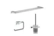Hansgrohe Addstoris 3-Piece Bathroom Fixtures & Accessories Bundle Pack in Chrome