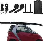 Universal Soft Roof Rack Pads - Luggage Carrier System with Kayak/Surfboard/SUP/Canoe Compatibility | Includes 2 Tie-Downs, 2 Quick Loop Straps and Storage Bag (2.75, lbs)