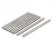 5.5mm Dia 100mm Length HSS Round Shaft Rod Bar Lathe Tools Gray 10pack