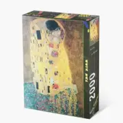 Bien Puzzle "The Kiss" by Gustav Klimt 2000 Piece Jigsaw 20” x 29” New w/ Bag