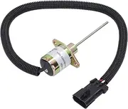 Fuel Shut Off Solenoid Valve Excavator Engine Stop Solenoid 1503ES 12A5SUC9SCC28 for V2203 DI 12V DC