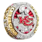 New 2023 Alloy Ring Men Kansas City Chiefs Ring Mahomes Patrick Super Bowl Replica Ring With Size 9
