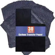 30 PCS Carbon Paper Transfer-Paper for Tracing-Graphite A4 8.27 X 11.81 Inch.