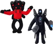 Skibidi Toilet Whimsical Trio Plush - Cameraman & Speakerman Set