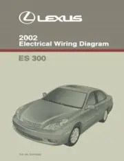 2002 Lexus ES 300 Wiring Diagrams Schematics Layout Factory OEM