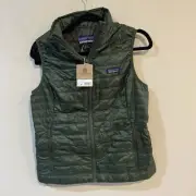 Patagonia Torrey Pine Green Nano Puff Primaloft Vest Small Women’s NWT 2024