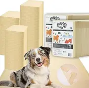 Ubasti Bamboo Puppy Pads 150 Count 36''x36'', Super Absorbent & Leak-Proof Disposable Pee Pads for Dogs, Extra Large Thicken 6-Layer Potty Pads with Adhesive Sticky Tape, Quick Dry