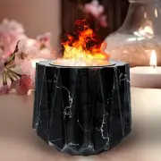 Concrete Table Top Fire Pit Bowl - Mini Fire Pit Indoor & Outdoor