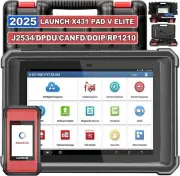 2025 LAUNCH X431 PAD V Elite PRO Car Diagnostic Scanner Key Coding Programming