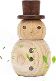 Euyehn Christmas Scent Diffuser - Snowman Car Wood Diffuser - Aromatherapy Fragrant Wood Diffuser, Natural Holiday Wood Diffuser for Home, Bedroom,