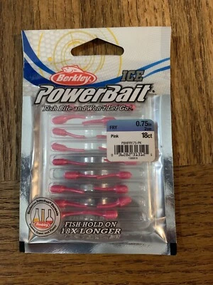 Barkley Ice Powerbait Fry Pink 18 Count