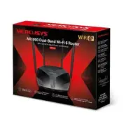 Mercusys MR70X AX1800 Dual-Band WiFi 6 Router, Up to 1.8Gbps, OFDMA, MU-MIMO,