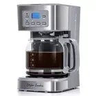 Taylor Swoden 12-Cup Programmable Coffee Maker, Regular & Strong Brew Drip Co...