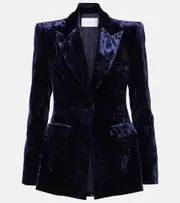 [Alex Perry] Alex Perry Velvet blazer AU 12 blue